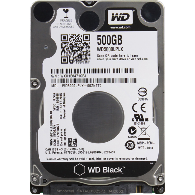 Wd black store 2.5 500gb