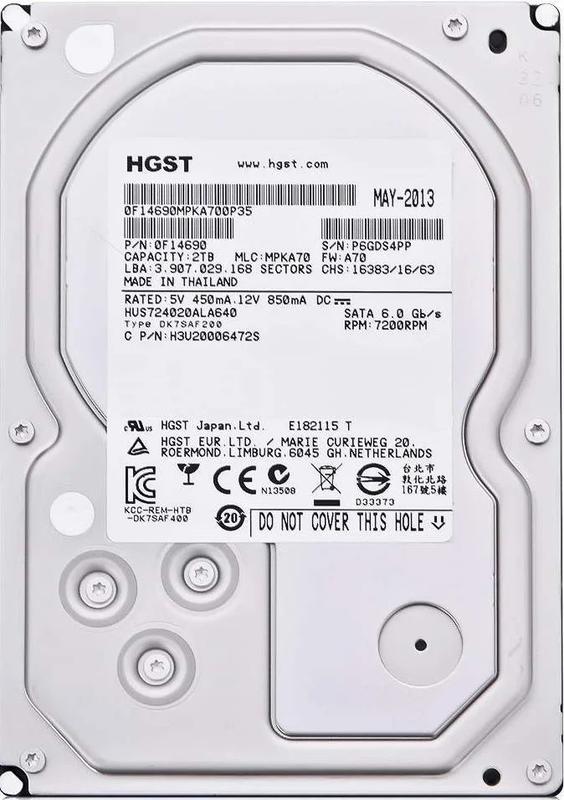ᐉ Жесткий диск HGST 2ТБ HUS724020ALA640 купить в Минске - Server-x.by