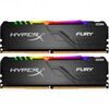 Комплект памяти Kingston HyperX FURY RGB 16GB DIMM DDR4 2400MHz (2х8GB), HX424C15FB3AK2/16, фото 