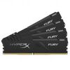 Комплект памяти Kingston HyperX FURY Black 32GB DIMM DDR4 3000MHz (4х8GB), HX430C15FB3K4/32, фото 