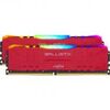 Комплект памяти Crucial Ballistix RGB Red 32GB DIMM DDR4 3200MHz (2х16GB), BL2K16G32C16U4RL, фото 