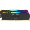 Комплект памяти Crucial Ballistix RGB Black 64GB DIMM DDR4 3200MHz (2х32GB), BL2K32G32C16U4BL, фото 