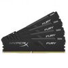 Комплект памяти Kingston HyperX FURY Black 32GB DIMM DDR4 2400MHz (4х8GB), HX424C15FB3K4/32, фото 