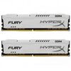 Комплект памяти Kingston HyperX FURY White 16GB DIMM DDR4 3466MHz (2х8GB), HX434C19FW2K2/16, фото 