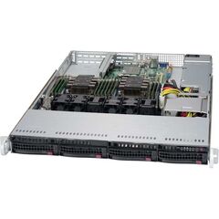 Корпус Supermicro SuperChassis 815TQC-605WB Rack 600Вт Чёрный 1U, CSE-815TQC-605WB, фото 