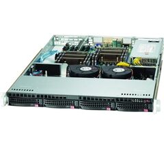 Серверная платформа Supermicro SuperServer 6018R-TD 4x3.5" 1U, SYS-6018R-TD, фото 