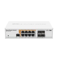 Коммутатор Mikrotik Cloud Router Switch 112-8P-4S-IN 8-PoE Smart 12-ports, CRS112-8P-4S-IN, фото 