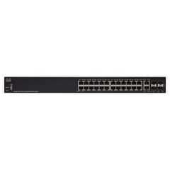 Коммутатор Cisco SF250-24P 24-PoE Smart 28-ports, SF250-24P-K9-EU, фото 