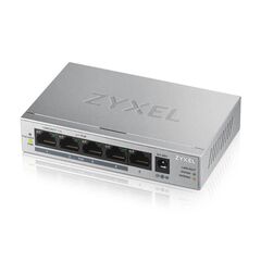 Коммутатор ZyXEL GS1005HP 4-PoE Неуправляемый 5-ports, GS1005HP-EU0101F, фото 
