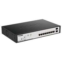 Коммутатор D-Link DGS-1100-10MP/С1A Настраиваемый EasySmart с 8 портами 10/100/1000Base-T, фото 