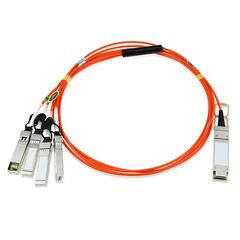 Разветвляющий кабель Cisco QSFP-4X10G-AOC QSFP -> 4 x SFP+ 3.00м, QSFP-4X10G-AOC3M=, фото 
