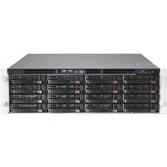 Серверная платформа Supermicro SuperStorage 6038R-E1CR16H 16x3.5" 3U, SSG-6038R-E1CR16H, фото 