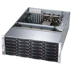 Корпус Supermicro SuperChassis 846BE16-R1K28B Rack 1280Вт Чёрный 4U, CSE-846BE16-R1K28B, фото 