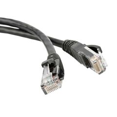 Патч-корд LANMASTER UTP кат. 5e Чёрный 1,5 м, с заливными колпачками, TWT-45-45-1.5-BK, фото 