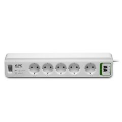Сетевой фильтр APC by Schneider Electric Essential SurgeArrest 1.8 м Белый, PM5T-RS, фото 