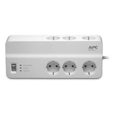 Сетевой фильтр APC by Schneider Electric Essential SurgeArrest 2 м Белый, PM6-RS, фото 