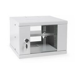 Cabeus WSC-4U Шкаф телекоммуникационный настенный 10" 4U 326x300x225mm (ШхГхВ) дверь стекло, фото 