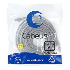 Cabeus PC-UTP-RJ45-Cat.6-10m Патч-корд U/UTP, фото 