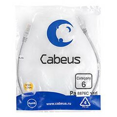 Cabeus PC-UTP-RJ45-Cat.6-0.5m-LSZH Патч-корд U/UTP, фото 
