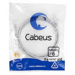 Cabeus PC-UTP-RJ45-Cat.6-1.5m-LSZH Патч-корд U/UTP, фото 