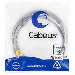 Cabeus PC-UTP-RJ45-Cat.6-3m-LSZH Патч-корд U/UTP, фото 