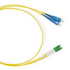 Cabeus FOP(d)-9-LC/APC-SC/UPC-3m Шнур оптический duplex LC/APC-SC/UPC 9/125 sm 3м LSZH, фото 