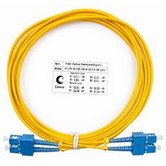 Cabeus FOP(d)-9-SC-SC-3m Шнур оптический duplex SC-SC 9/125 sm 3м LSZH, фото 