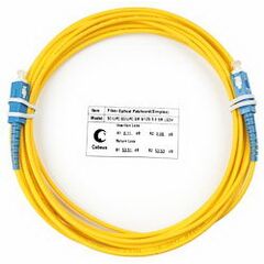 Cabeus FOP(s)-9-SC-SC-7m Шнур оптический simplex SC-SC 9/125 sm 7м LSZH, фото 