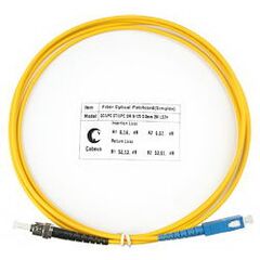 Cabeus FOP(s)-9-SC-ST-2m Шнур оптический simplex SC-ST 9/125 sm 2м LSZH, фото 