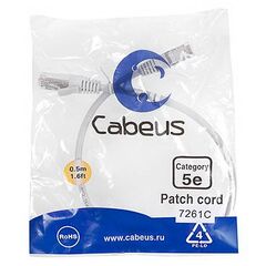 Cabeus PC-FTP-RJ45-Cat.5e-0.5m Патч-корд F/UTP, фото 