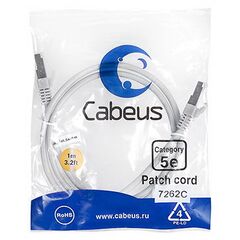 Cabeus PC-FTP-RJ45-Cat.5e-1m Патч-корд F/UTP, фото 