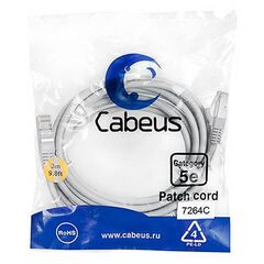 Cabeus PC-FTP-RJ45-Cat.5e-3m Патч-корд F/UTP, фото 