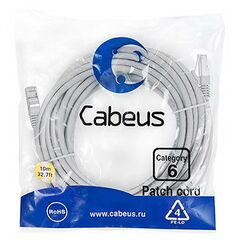 Cabeus PC-FTP-RJ45-Cat.6-10m-LSZH Патч-корд F/UTP, фото 