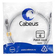 Cabeus PC-FTP-RJ45-Cat.6-1.5m-LSZH Патч-корд F/UTP, фото 