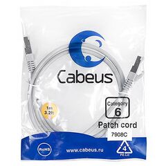 Cabeus PC-FTP-RJ45-Cat.6-1m-LSZH Патч-корд F/UTP, фото 