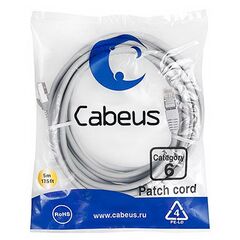 Cabeus PC-FTP-RJ45-Cat.6-5m-LSZH Патч-корд F/UTP, фото 