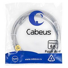 Cabeus PC-UTP-RJ45-Cat.6a-3m-LSZH Патч-корд U/UTP, фото 