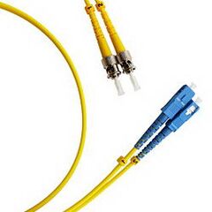 Cabeus FOP(d)-9-SC-ST-7m Шнур оптический duplex SC-ST 9/125 sm 7м LSZH, фото 