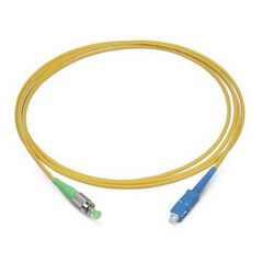 Cabeus FOP(s)-9-FC/APC-SC/UPC-1m Шнур оптический simplex FC/APC-SC/UPC 9/125 sm 1м LSZH, фото 