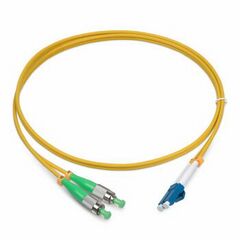 Cabeus FOP(d)-9-FC/APC-LC/UPC-20m Шнур оптический duplex FC/APC-LC/UPC 9/125 sm 20м LSZH, фото 