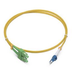 Cabeus FOP(d)-9-SC/APC-LC/UPC-25m Шнур оптический duplex SC/APC-LC/UPC 9/125 sm 25м LSZH, фото 