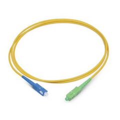 Cabeus FOP(s)-9-SC/APC-SC/UPC-1m Шнур оптический simplex SC/APC-SC/UPC 9/125 sm 1м LSZH, фото 