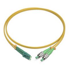 Cabeus FOP(d)-9-FC/APC-LC/APC-2m Шнур оптический duplex FC/APC-LC/APC 9/125 sm 2м LSZH, фото 