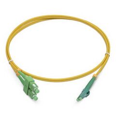 Cabeus FOP(d)-9-LC/APC-SC/APC-20m Шнур оптический duplex LC/APC-SC/APC 9/125 sm 20м LSZH, фото 