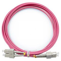 Cabeus FOP-50-OM4-SC-SC-3m Шнур оптический duplex SC-SC 50/125 mm OM4 3м LSZH, фото 