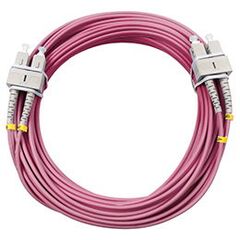 Cabeus FOP-50-OM4-SC-SC-25m Шнур оптический duplex SC-SC 50/125 mm OM4 25м LSZH, фото 