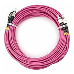 Cabeus FOP-50-OM4-FC-FC-15m Шнур оптический duplex FC-FC 50/125 mm OM4 15м LSZH, фото 