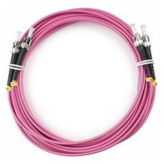 Cabeus FOP-50-OM4-ST-ST-7m Шнур оптический duplex ST-ST 50/125 mm OM4 7м LSZH, фото 
