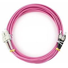 Cabeus FOP-50-OM4-SC-FC-7m Шнур оптический duplex SC-FC 50/125 mm OM4 7м LSZH, фото 