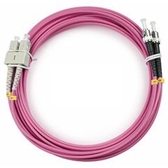 Cabeus FOP-50-OM4-SC-ST-20m Шнур оптический duplex SC-ST 50/125 mm OM4 20м LSZH, фото 